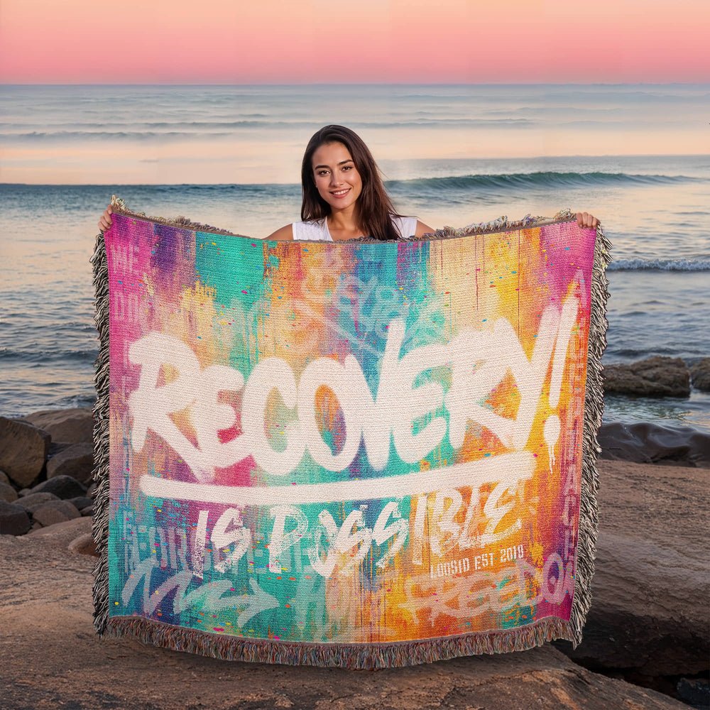 Recovery Is Possible Heirloom Woven Blanket