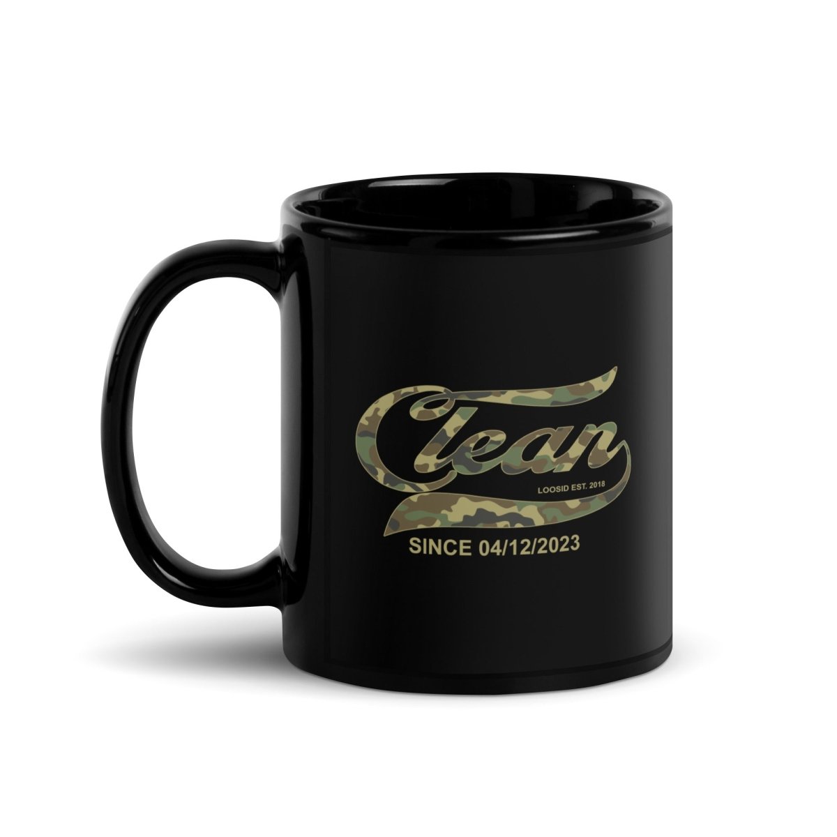 Loosid Clean Camo Sober Coffee Mug featuring the design