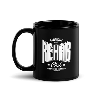 Loosid Rehab Sober Coffee Mug featuring the design