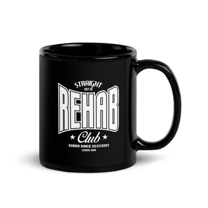 Rehab Sober Coffee Mug flat lay styled image (view 3)