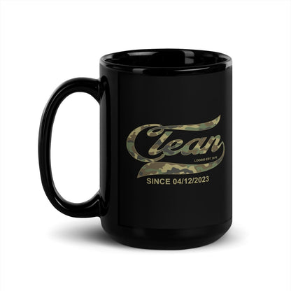 Clean Camo Sober Coffee Mug graphic detail (view 4)