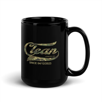 Clean Camo Sober Coffee Mug lifestyle view (view 5)