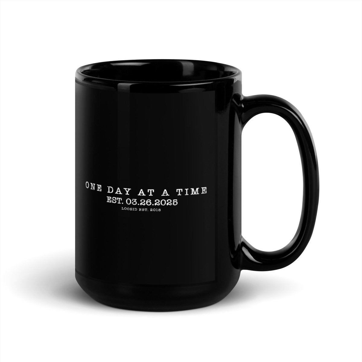 One Day at A Time Sober Coffee Mug lifestyle view (view 5)