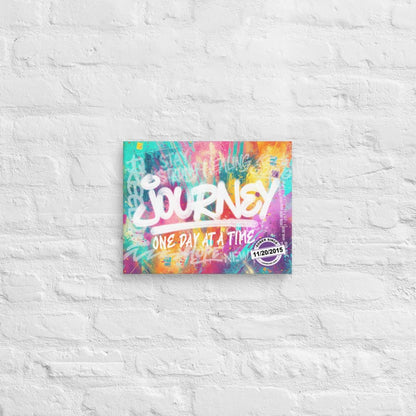 Modern Sobriety Art canvas designed for motivation and pride