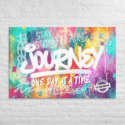 Bold Sobriety Art with custom date to inspire daily recovery