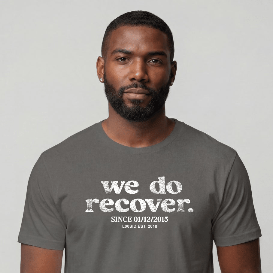 Sober T Shirt | Men's We Do Recover Tee
