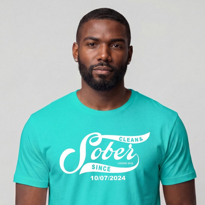 Sober T Shirt | Personalized Sober Since Shirt with Custom Date