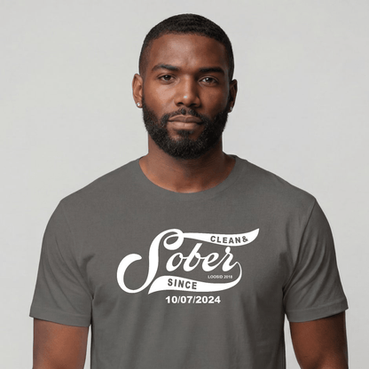 Sober T Shirt | Personalized Sober Since Shirt with Custom Date