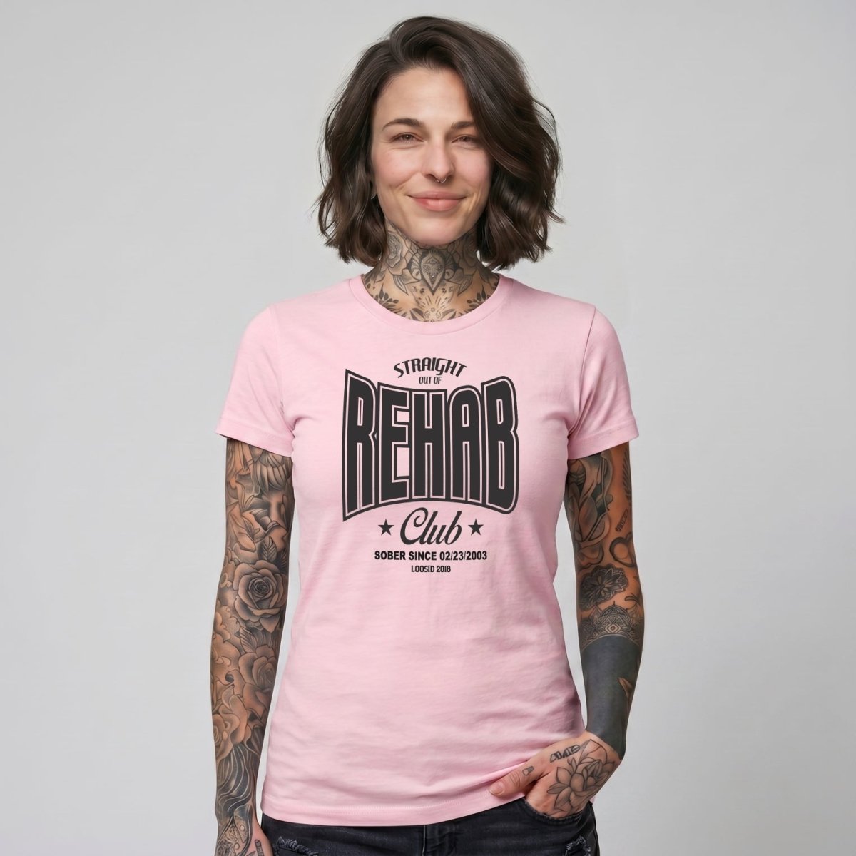 Rehab Sober T Shirt fit detail (view 19)