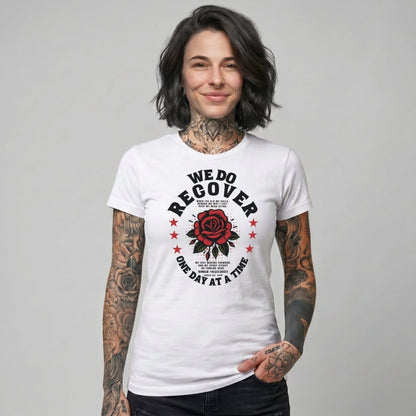 We Do Recover Sober T Shirt product photo (view 10)