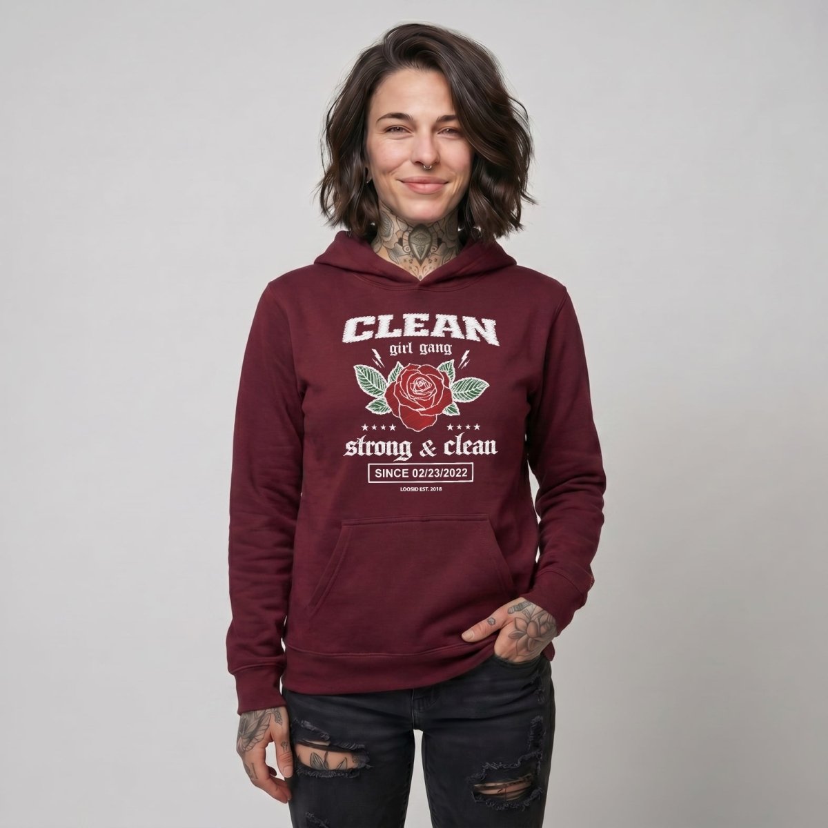 Clean Girl Gang Strong & Clean Crest Recovery Hoodie featuring the design (view 31)