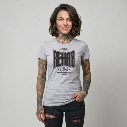 Rehab Sober T Shirt graphic detail (view 4)