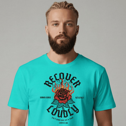 Sober T Shirt | Men's Recover Loudly Tee
