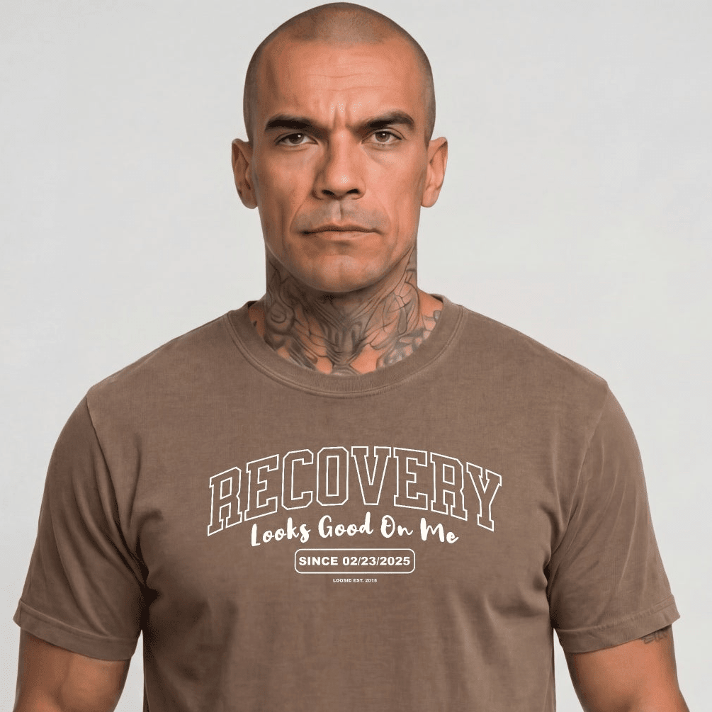 Recovery Looks Good On You Unisex garment-dyed heavyweight t-shirt