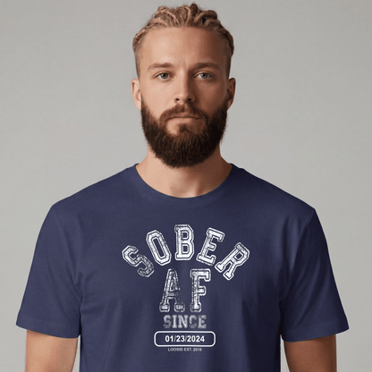 Sober T Shirt | Men's Sober AF Tee