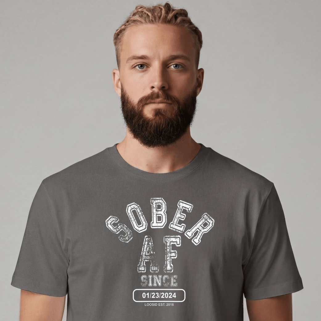 Sober T Shirt | Men's Sober AF Tee
