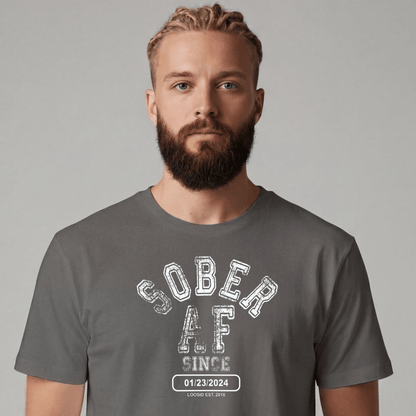 Sober T Shirt | Men's Sober AF Tee