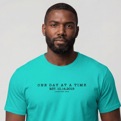 Sober T Shirt | Men's One Day At a Time Tee