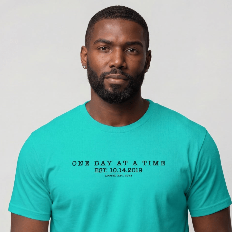 Sober T Shirt | Men's One Day At a Time Tee