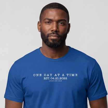 Sober T Shirt | Men's One Day At a Time Tee