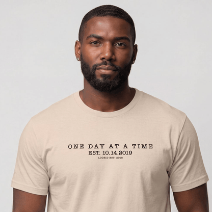 Sober T Shirt | Men's One Day At a Time Tee