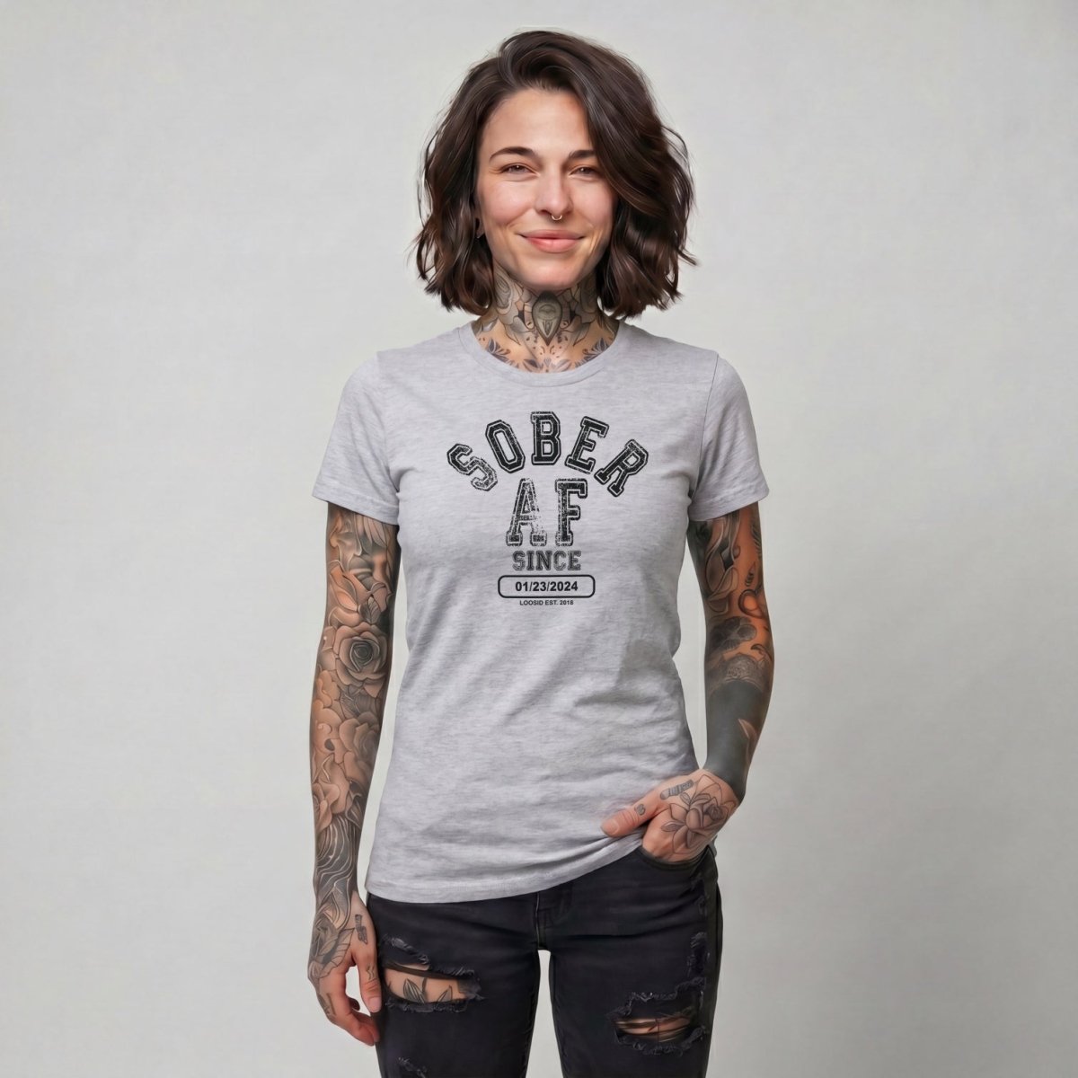 Sober T Shirt | Women's Sober AF Tee