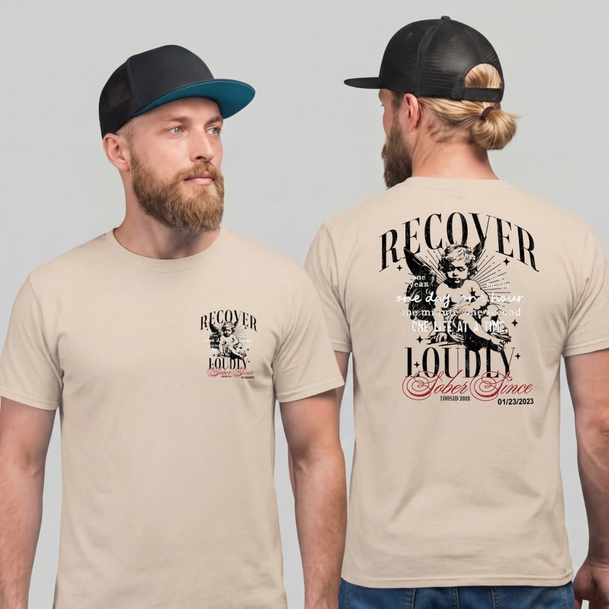 Recovery T Shirt | Men's Recover Loudly Limited-Edition