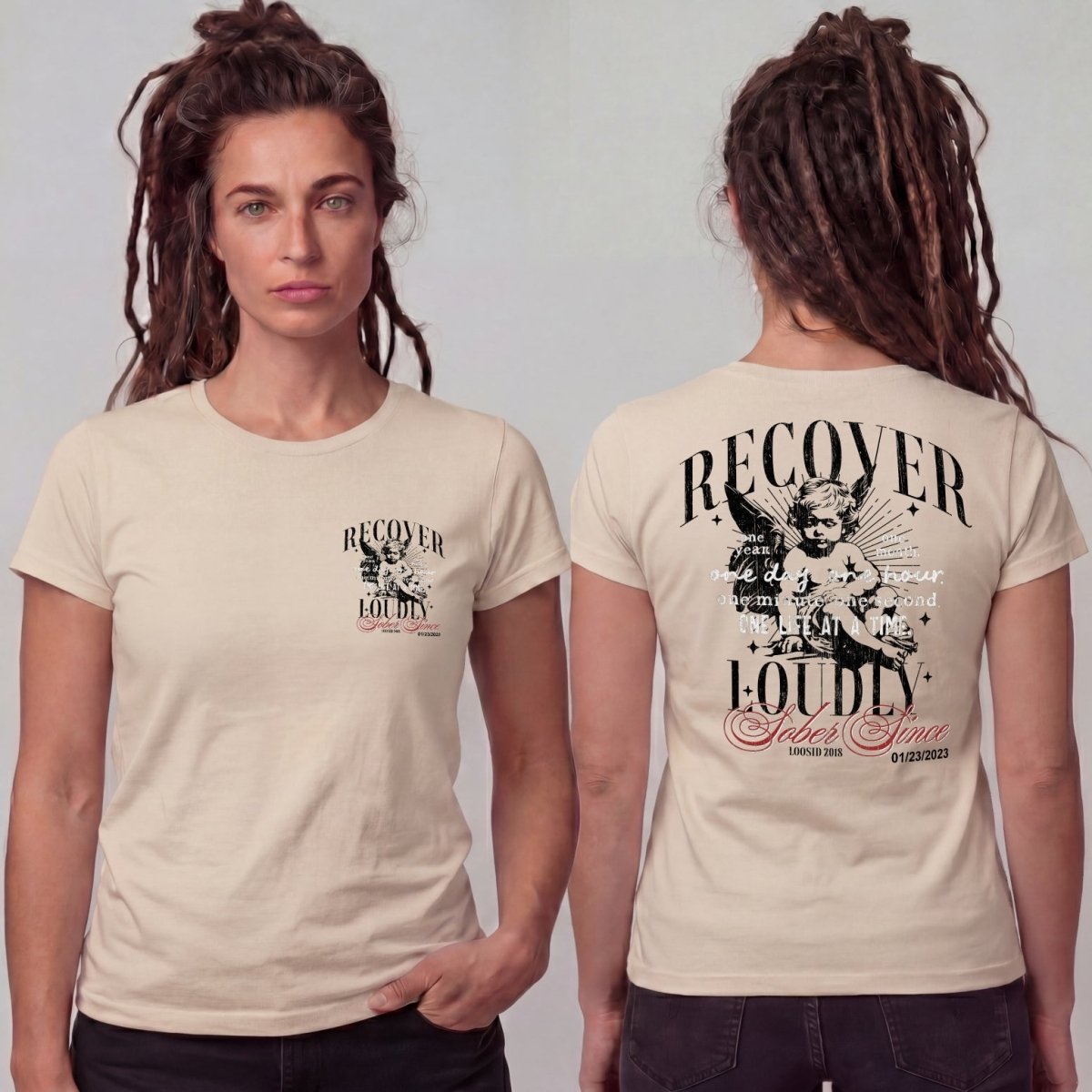 Recovery T Shirt | Women's Recover Loudly Limited-Edition
