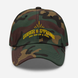 Sober & Strong Dad Hat