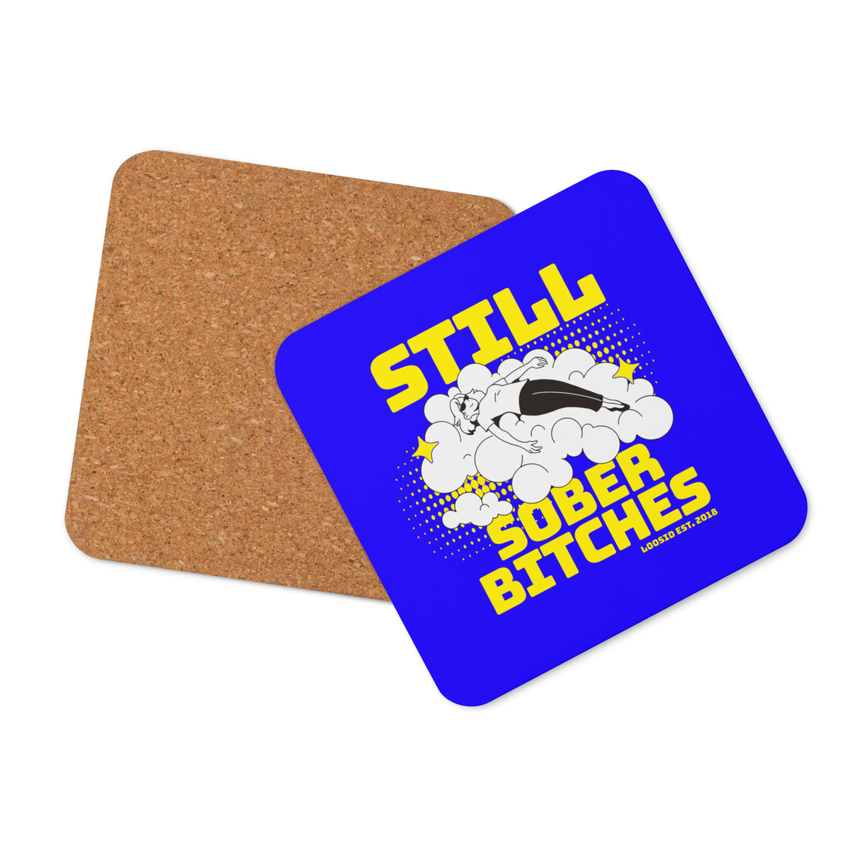 Still Sober Cork-back Coaster