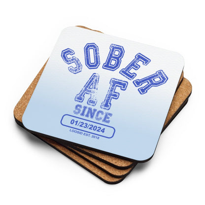 Loosid Sober AF Sober Coaster featuring the design