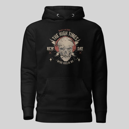 High Times Recovery Hoodie flat lay styled image (view 3)