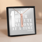 Sober Since 3D Bar Necklace w / Personalized Sober Date and Message Card