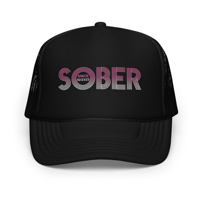 Loosid Sober Since Sober Hat featuring the design