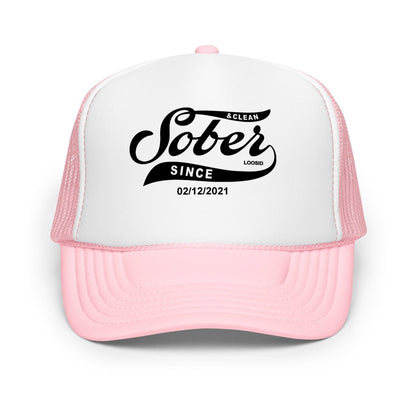 Classic snapback Sober Hat with mesh back and structured fit