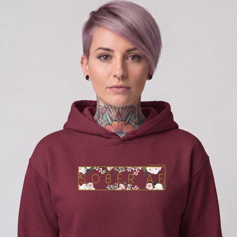 Recovery Hoodie | Women's Sober AF Flower