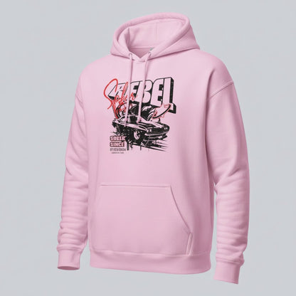 Sober Rebel Custom Sobriety Date Recovery Hoodie fit detail (view 9)