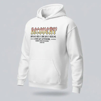 Recovery Rocks Recovery Hoodie fit detail (view 29)
