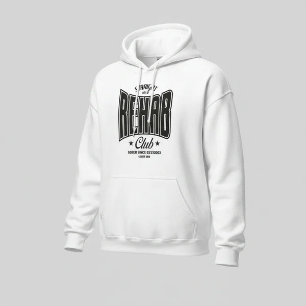 Recovery Hoodie | Men's Rehab Hoodie with Personalized Date