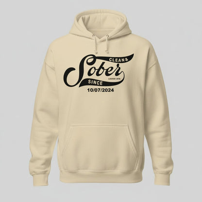 Recovery Hoodie | Sober Since Men's Hoodie with Custom Sobriety Date