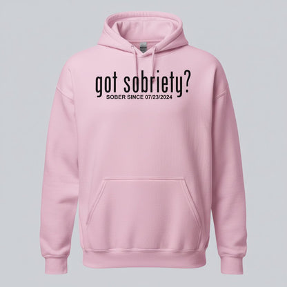 Recovery Hoodie | Women’s Got Sobriety Hoodie with Custom Date