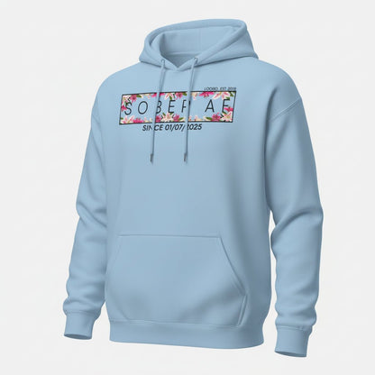 Recovery Hoodie | Women’s Sober AF Hoodie with Custom Date