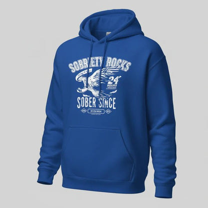 Sober Since Recovery Hoodie lifestyle view (view 15)