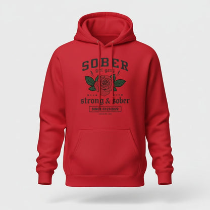 Recovery Hoodie | Sober Girl Gang Strong & Sober Crest