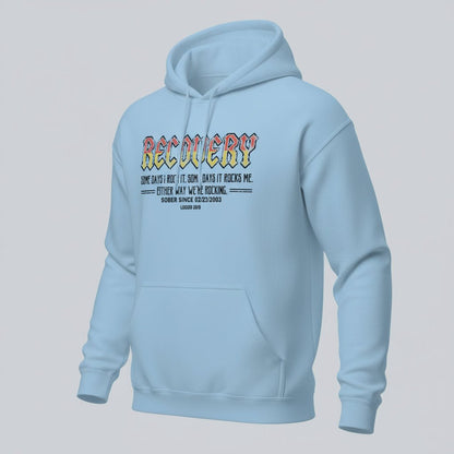 Recovery Hoodie | Women's Recovery Rock Hoodie with Personalized Date