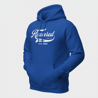 Recovered Since Recovery Hoodie graphic detail (view 4)