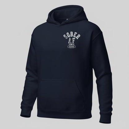 comfortable sober lifestyle recovery hoodie