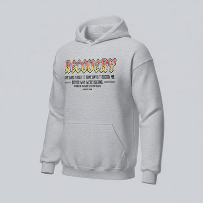 Recovery Hoodie | Women's Recovery Rock Hoodie with Personalized Date