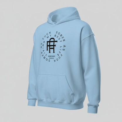 Living My Best Life Recovery Hoodie flat lay styled image (view 23)