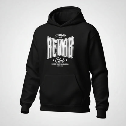 Recovery Hoodie | Men's Rehab Hoodie with Personalized Date